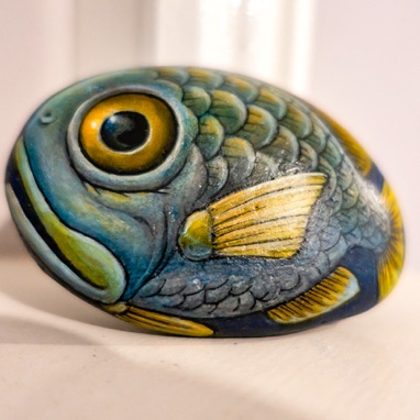Fish - Painted Rock (1)